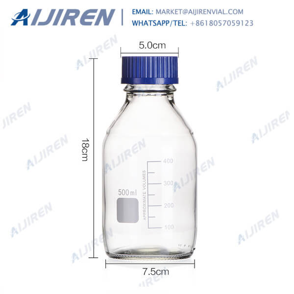 Iso9001 wide mouth reagent bottle 500ml supplier